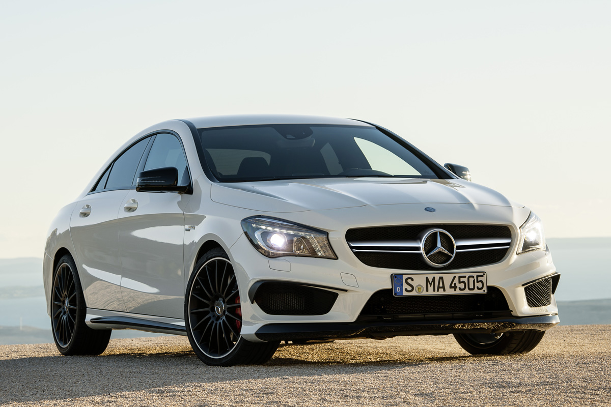 Mercedes-Benz CLA45 AMG front view