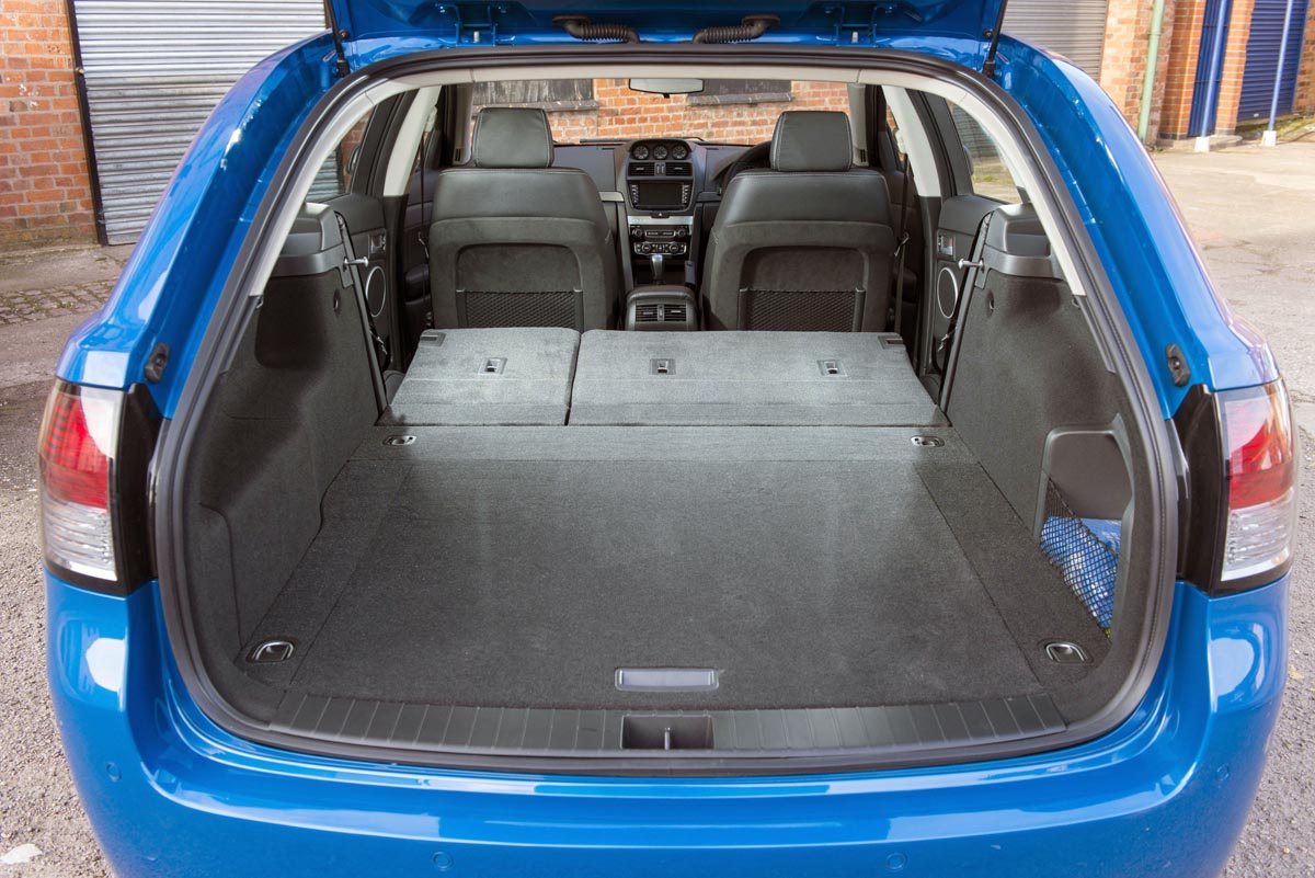 Vauxhall VXR8 Tourer big rear bootspace