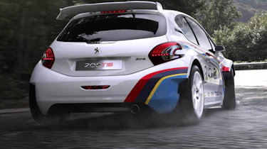 Peugeot 208 T16 at Pikes Peak 2013 rear view