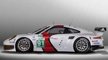 2013 Porsche 911 RSR side profile