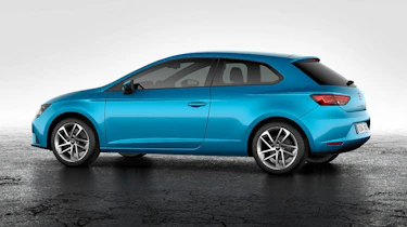 SEAT Leon SC blue side profile