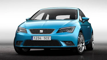 SEAT Leon SC blue front view