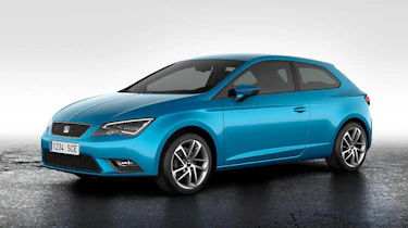 SEAT Leon SC blue three-door