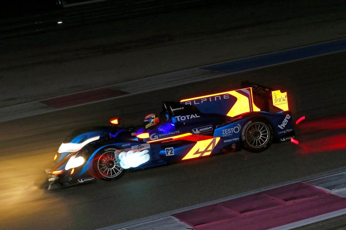 Alpine No36 Le Mans prototype racing car