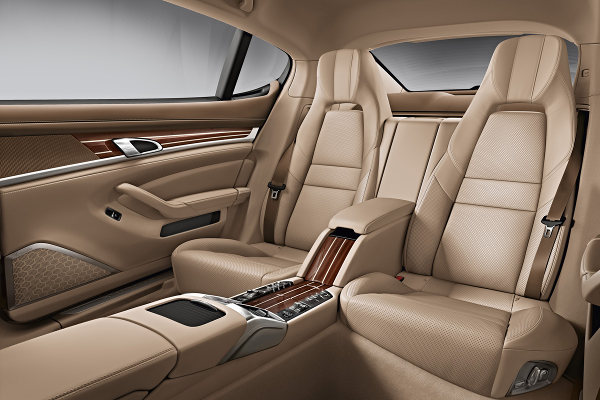New Porsche Panamera Exclusive long wheelbase rear seats