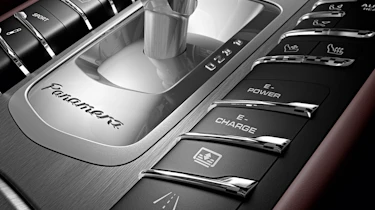 New Porsche Panamera S E-Hybrid gearstick E-mode
