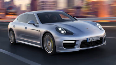New Porsche Panamera Turbo front silver