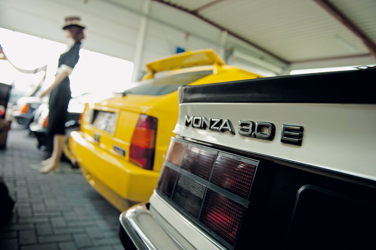 Lancia Delta Integrale in the garage