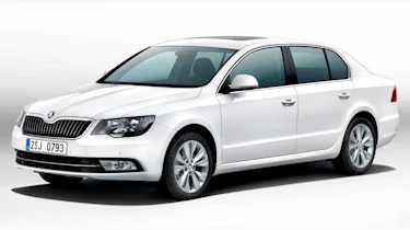 2014 Skoda Superb saloon white
