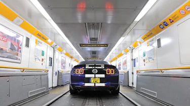Shelby GT500 in the eurotunnel
