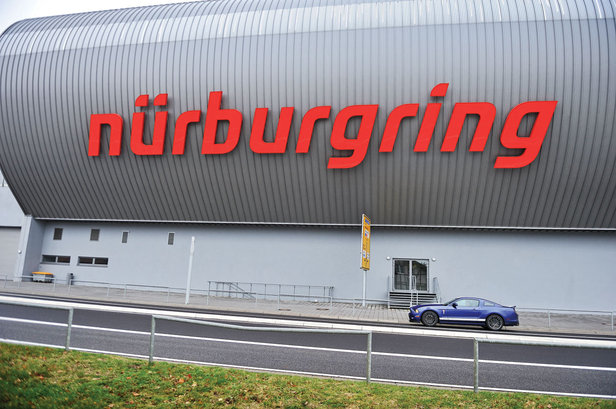 Shelby GT500 outside the Nurburgring
