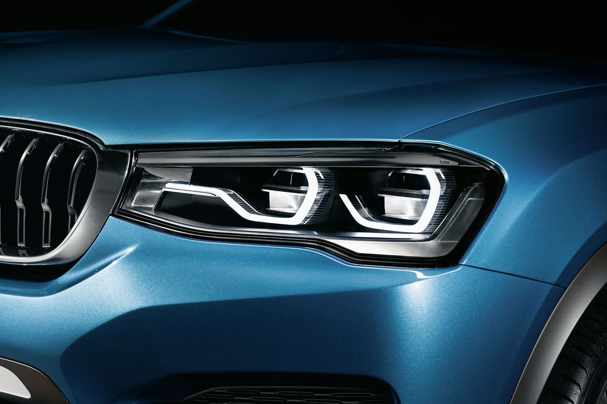 2014 BMW X4 Concept headlights