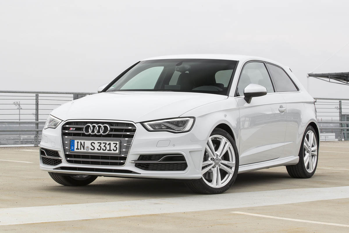 2013 Audi S3 white front