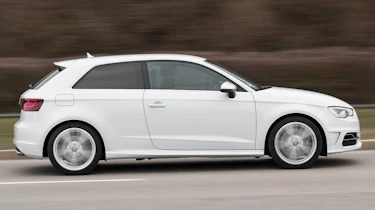 2013 Audi S3 white side profile