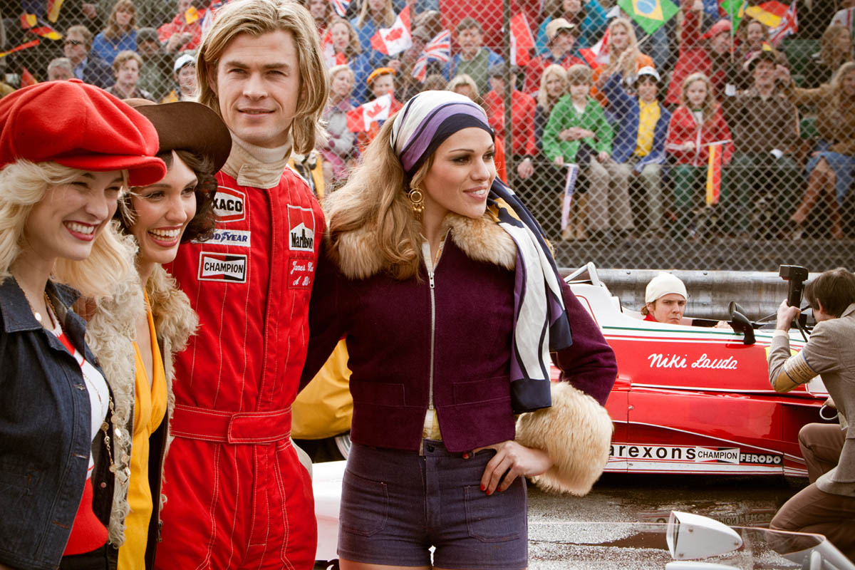 Rush movie trailer 2013 James Hunt with girls