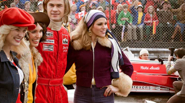 Rush movie trailer 2013 James Hunt with girls