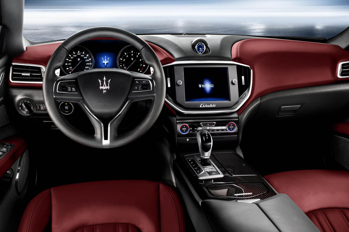 New Maserati Ghibli interior dashboard