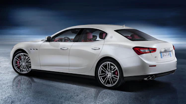 New Maserati Ghibli white rear end