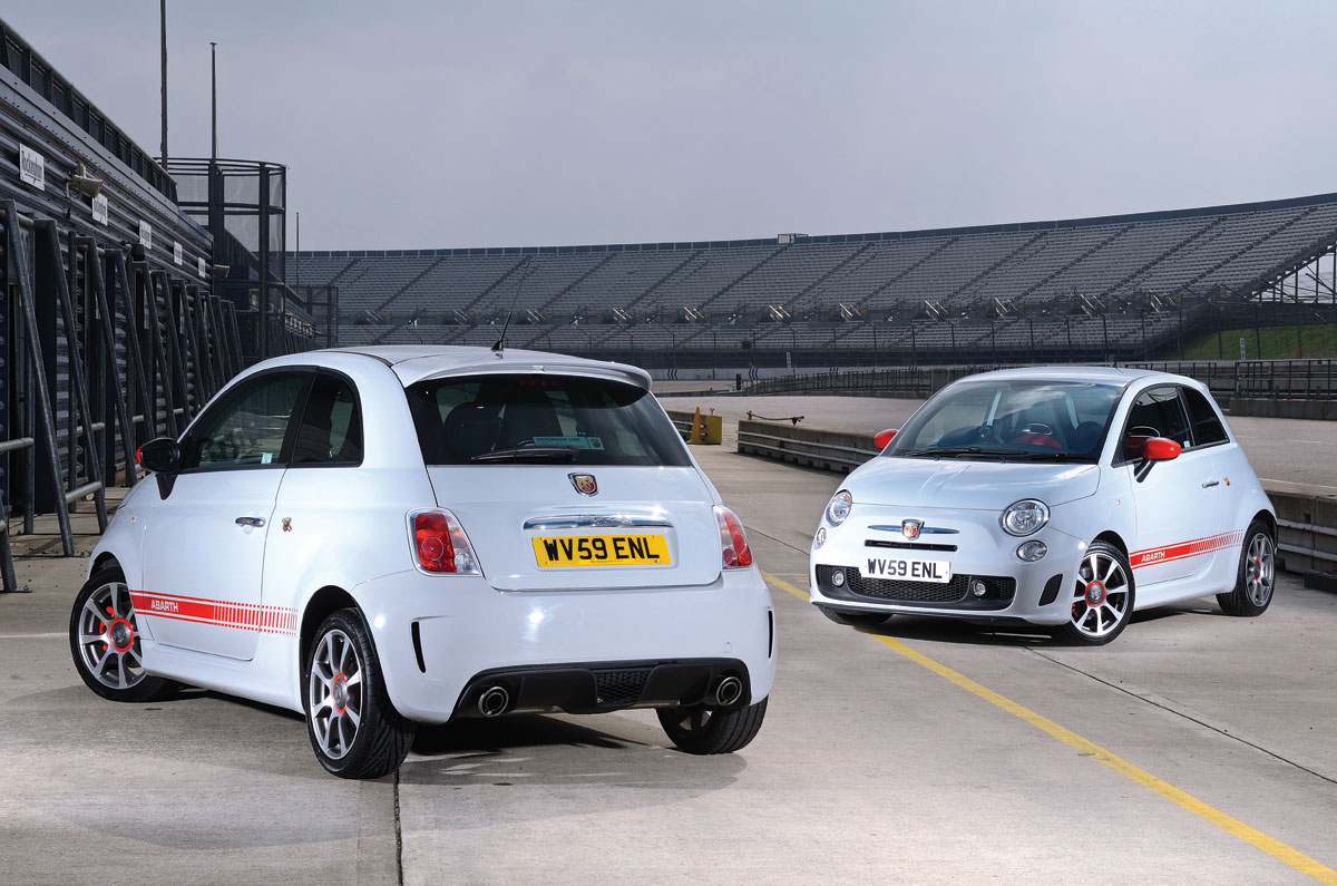 Abarth 500 front and back