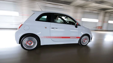Abarth 500 driving