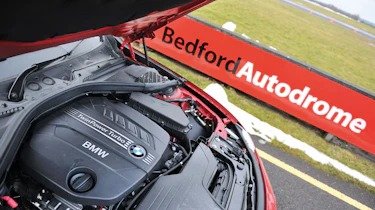 BMW 320d engine bay F30