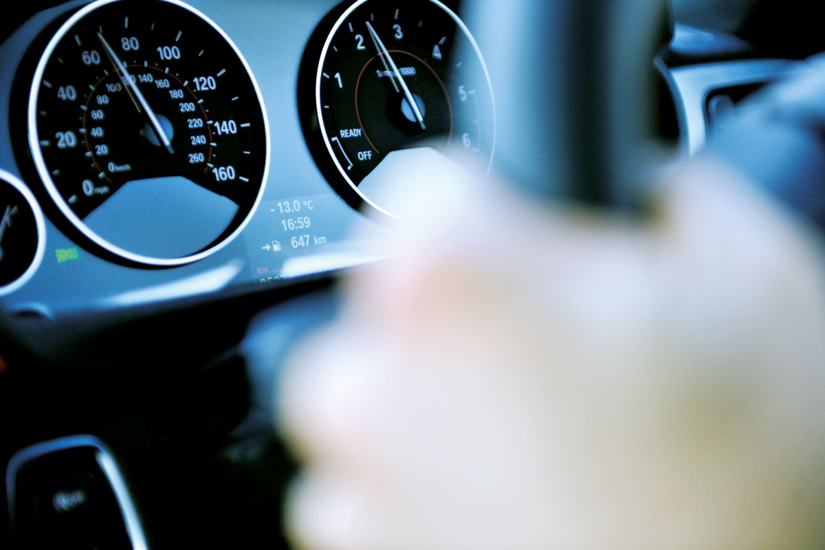 BMW 320d fuel economy run