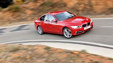 BMW 320d m sport drift, rally spain stage tarmac