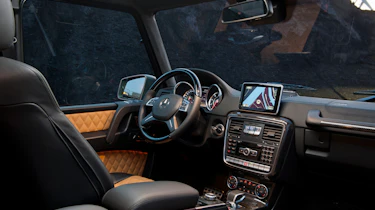 2013 Mercedes G63 AMG interior dashboard