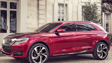 Citroen DS Wild Rubis SUV red side profile