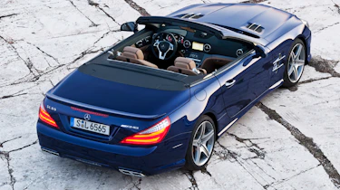 2013 Mercedes SL65 AMG rear roof down