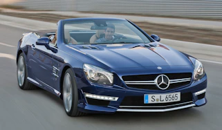2013 Mercedes SL65 AMG front roof down