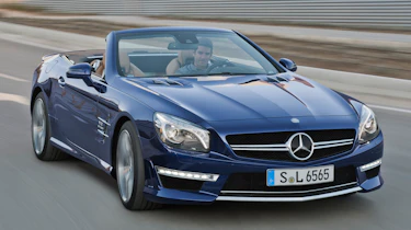 2013 Mercedes SL65 AMG front roof down