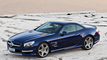 2013 Mercedes SL65 AMG front roof up