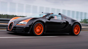 Bugatti Veyron Grand Sport Vitesse world record side profile