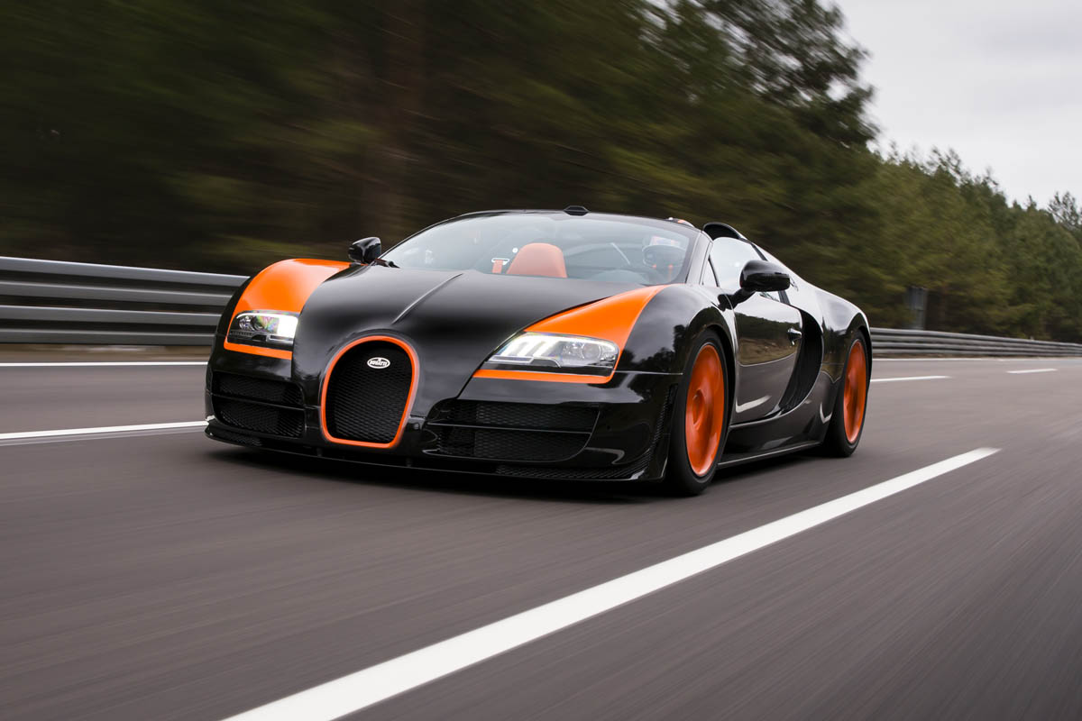 Bugatti Veyron Grand Sport Vitesse world record