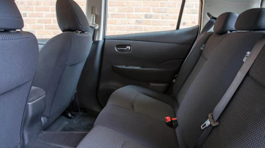 2013 Nissan Leaf rear seats