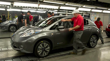 2013 Nissan Leaf Sunderland production line