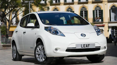 2013 Nissan Leaf white
