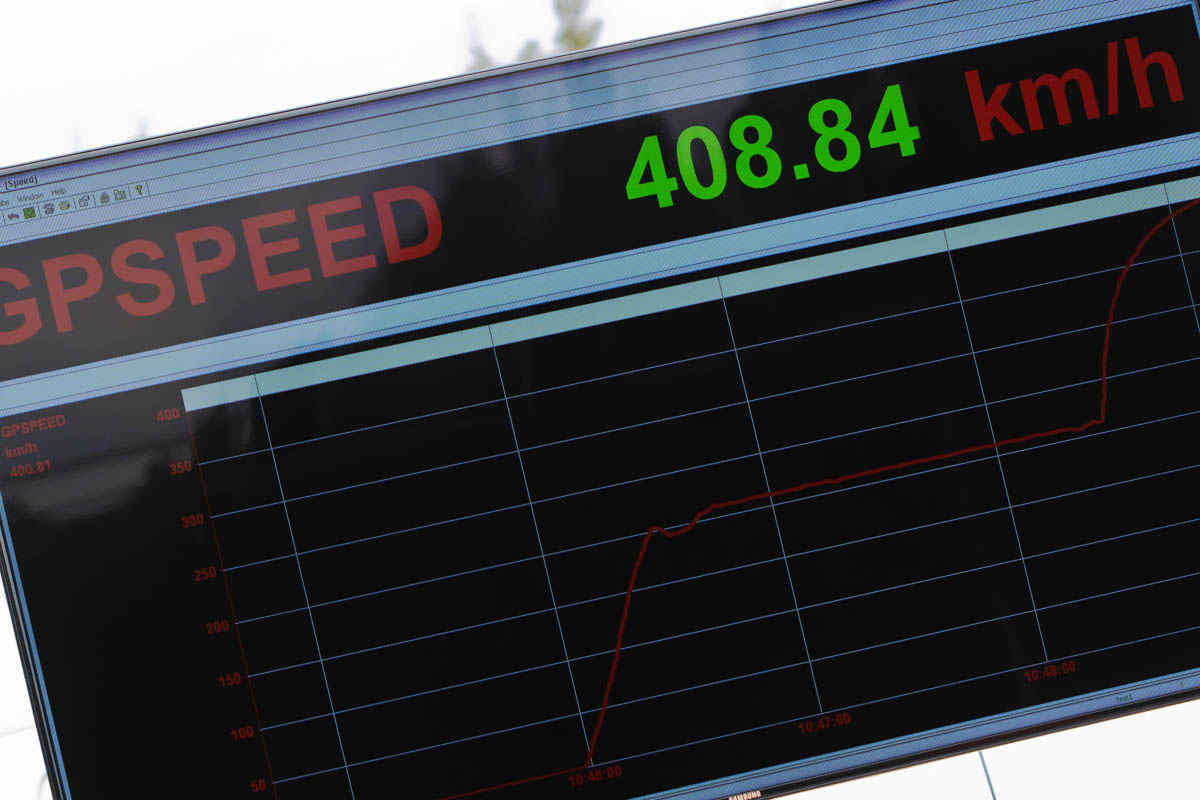 Bugatti Veyron Grand Sport Vitesse world record top speed screen
