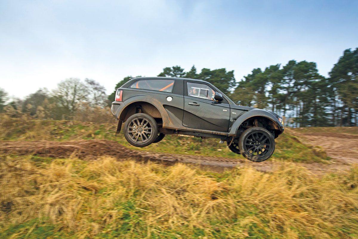 Bowler EXR S jump off road