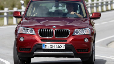 2013 BMW X3 sDrive 18d red front