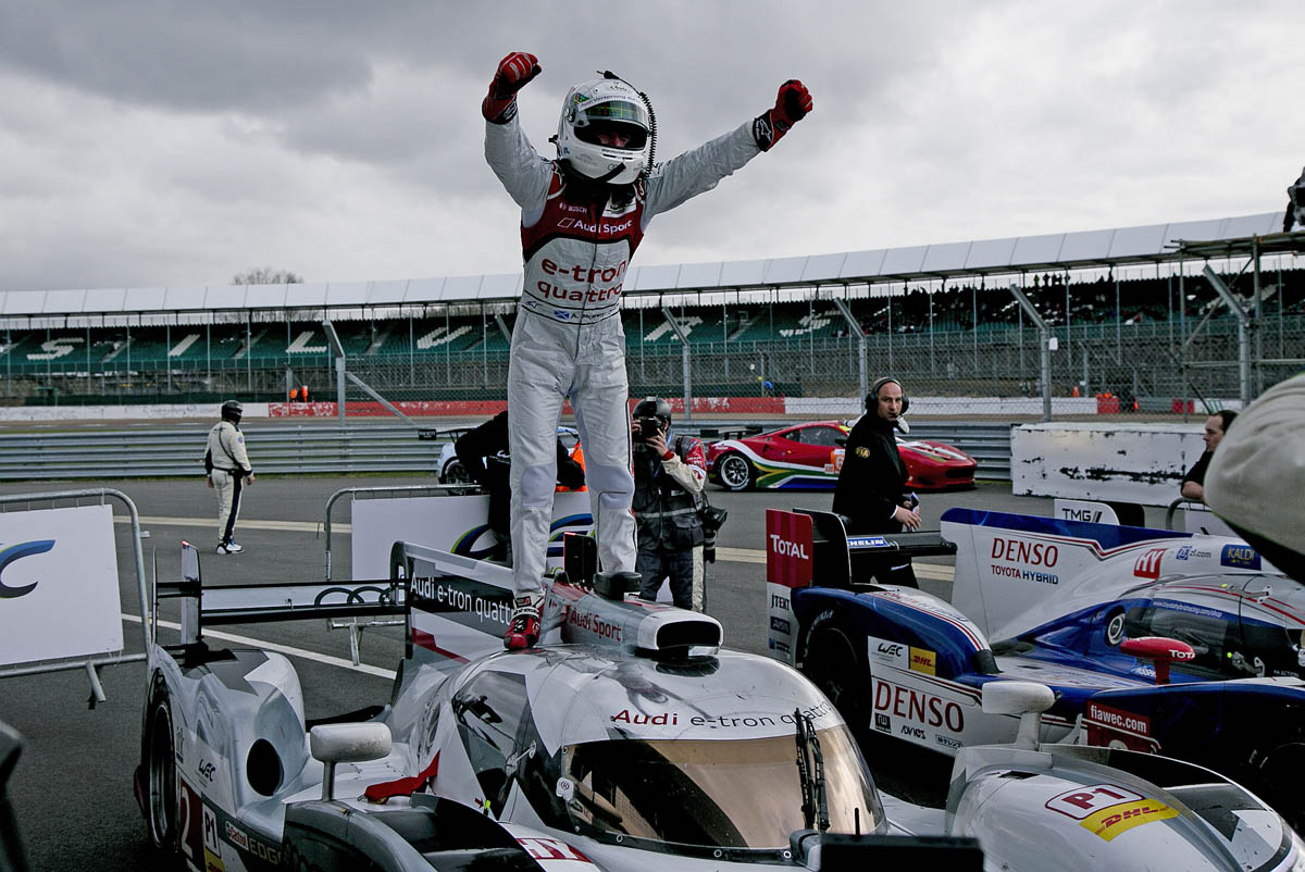 Allan McNish Silverstone Audi R18