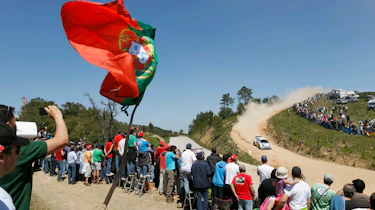 Sebastien Ogier VW Polo R WRC Portugal win