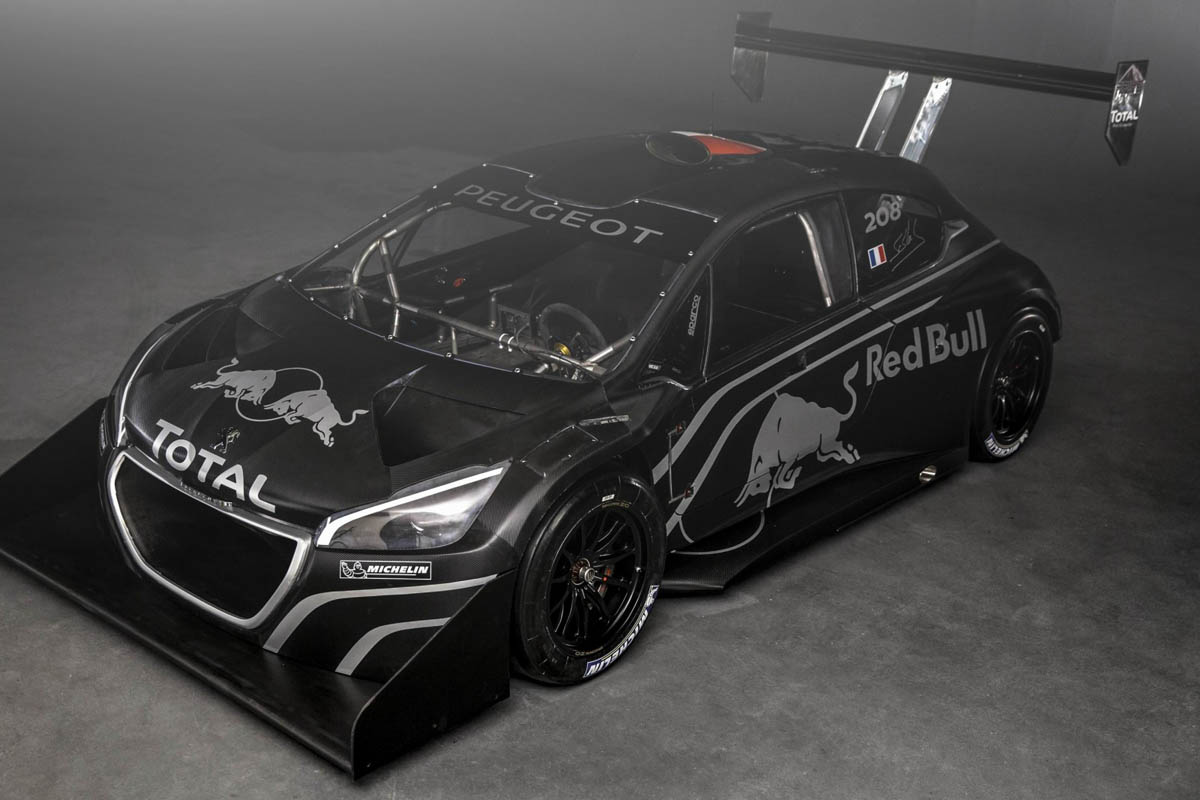Pikes Peak Peugeot 208 T16 black bodykit