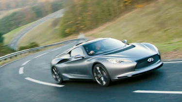 Infiniti Emerg-e hard cornering