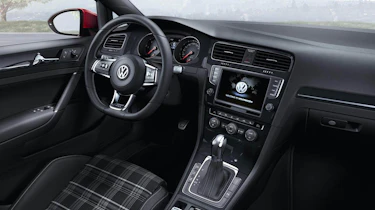 Mk7 VW Golf GTD interior tartan seats