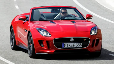 2013 Jaguar F-type V8 S red front