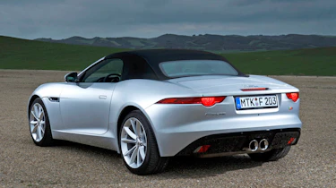 2013 Jaguar F-type V6 S roof up