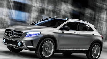 Mercedes GLA concept driving
