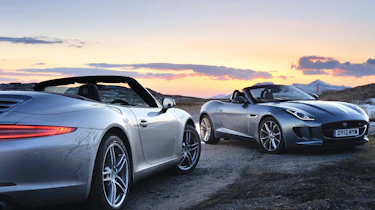 2013 Jaguar F-type v Porsche 911 Cabriolet